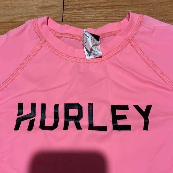Hurley Pink Rash Guard - Picture 2 of 3